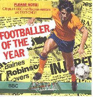Footballer Of The Year box cover