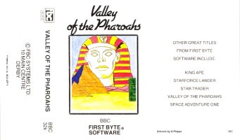 Valley Of The Pharoahs box cover